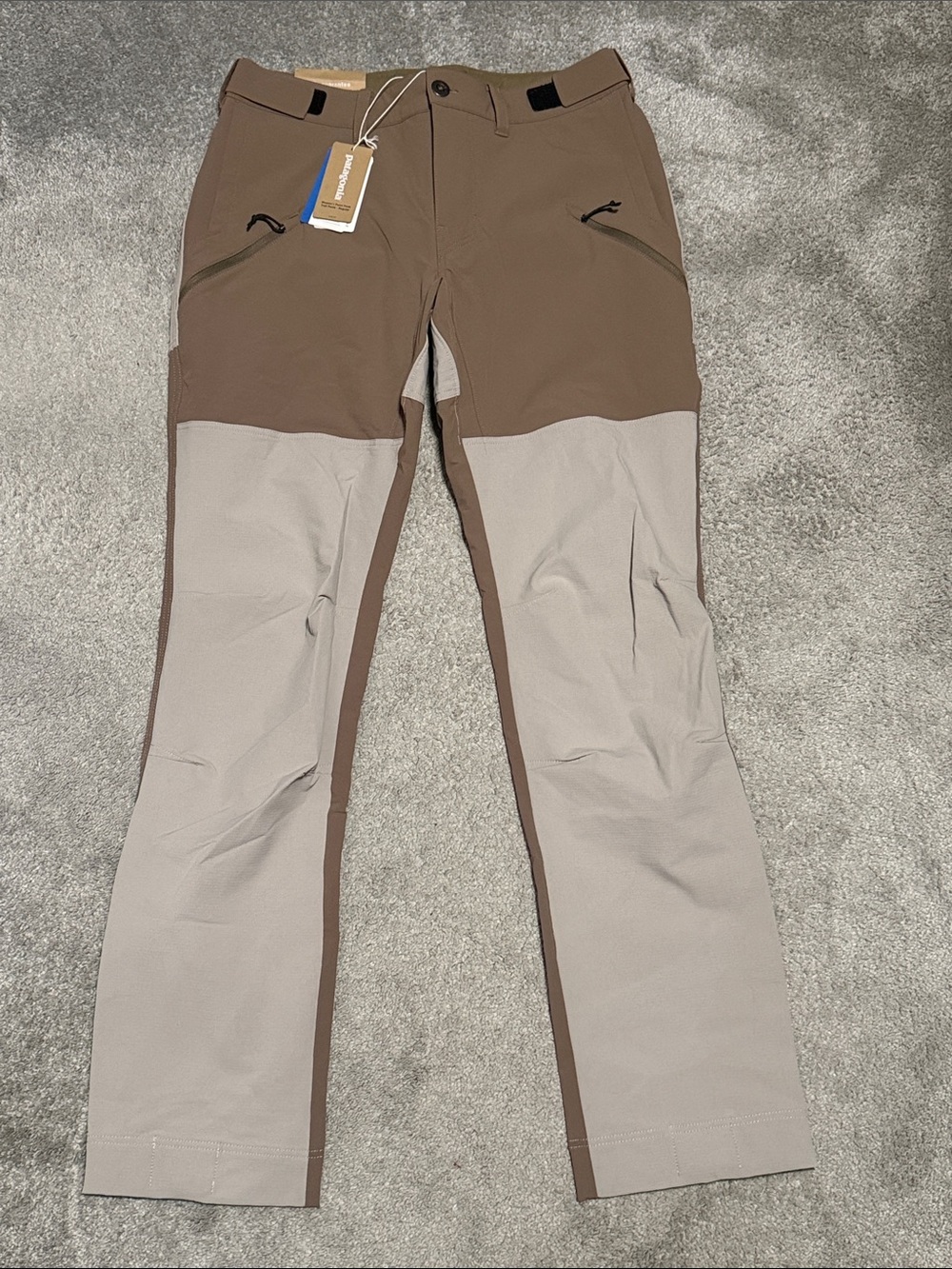 New Patagonia Point Peak Trail Pants Size 6 Regular Topsoil Brown